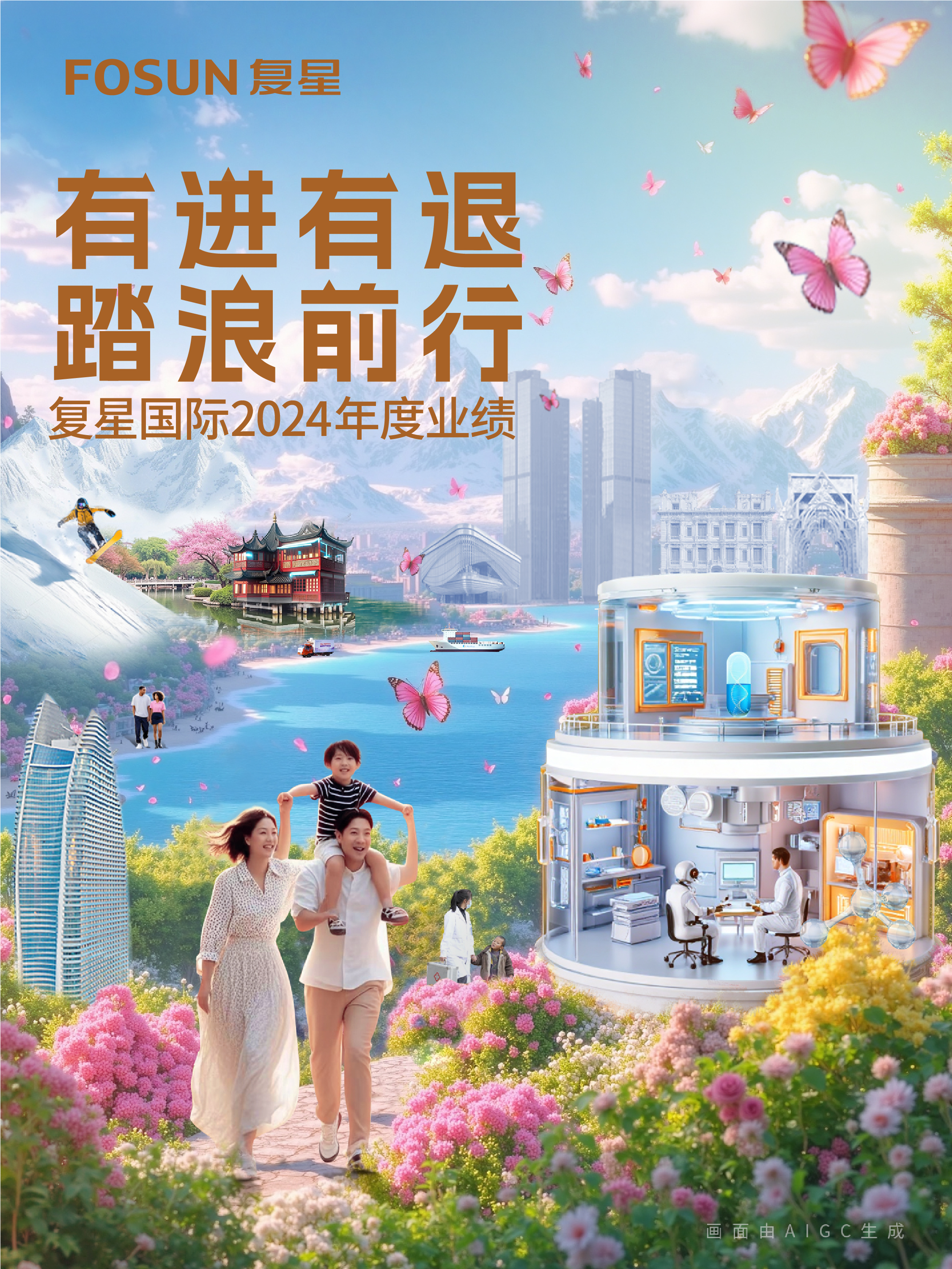 復星國際發布2024年業績：總收入人民幣1921.4億元，產業運營利潤人民幣49億元，整體經營面穩健