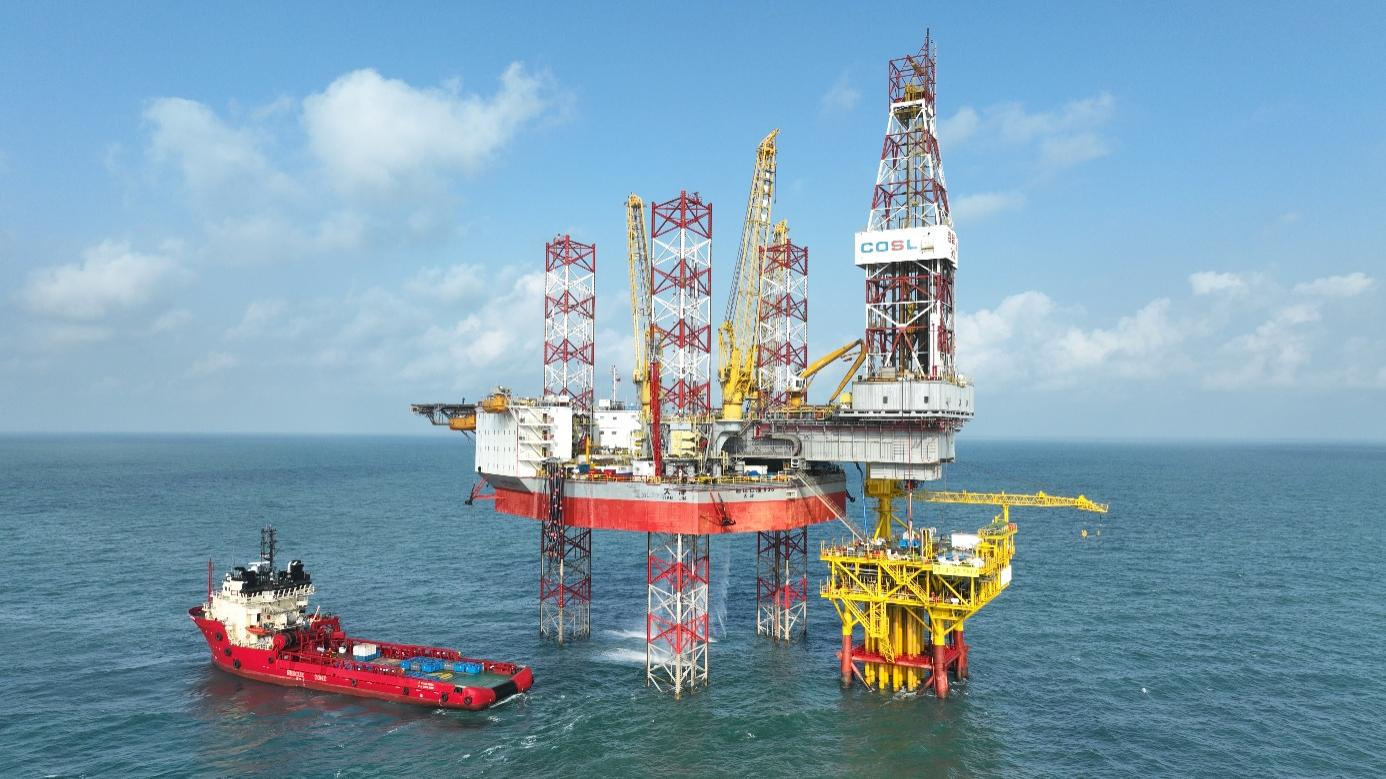 洛克石油潿洲10-3油田西區開發項目兩口領眼井成功實現增儲擴產開門紅